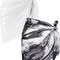 2 Pieces Women Beach Wrap Short Sarongs Bikini Cover up Chiffon Swimsuit Wrap Skirts for Swimwear (White and Ink Painting)